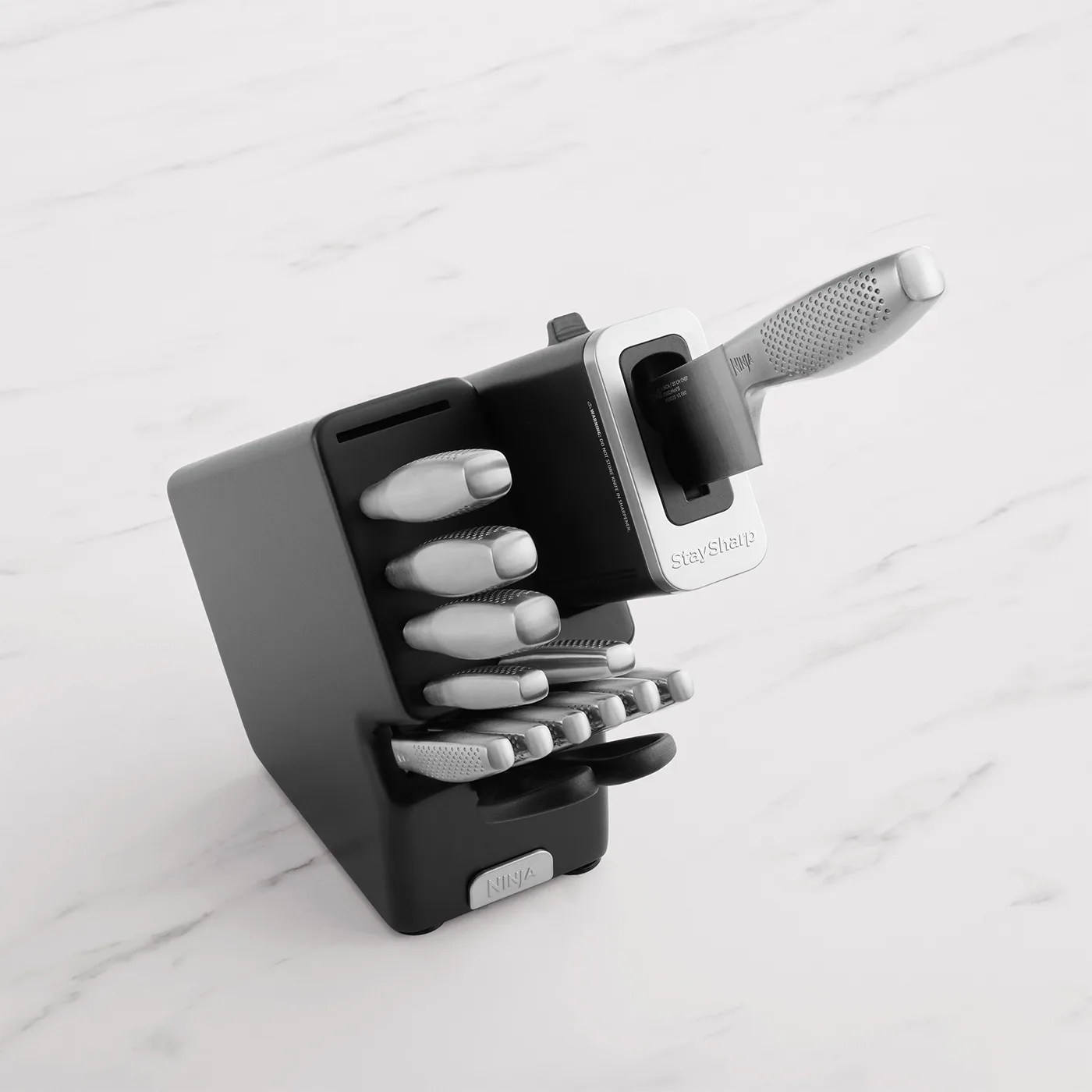 Built-in sharpener